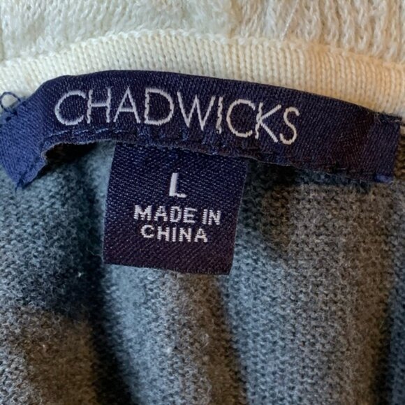 Chadwicks Cardigan Sweater with Fluffy Collar - Picture 15 of 16